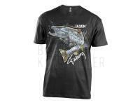 Jaxon Nature black sea trout t-shirts BESTEN KUNSTKODER Angelshop