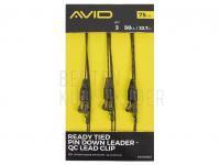 Avid Carp Ready Tied Pin Down Leader- QC Lead Clip