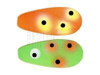 Blinker OGP Bulldog Inline P&T 2.7cm 4g - Green/Orange Clown
