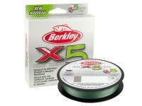 Berkley Geflochtene Schnüre X5 Braid Low-Vis Green 150m | 164yd | 0.17mm