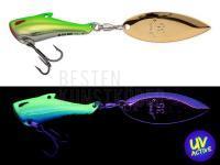 Jig Spinner Nories In The Bait Bass 95mm 12g - BR-139 Green Back Yellow Gold