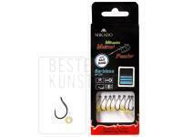 Mikado Method Feeder Rigs Barbless MF13 with bait band 10cm - #6 BESTEN KUNSTKODER Angelshop