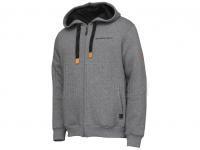 Angelpullover Savage Gear Classic Zip Hoodie Grey Melange - XXL BESTEN KUNSTKODER Angelshop