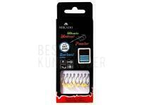 Mikado Method Feeder Rigs Monofilament Chinu with Bait Band 10cm - #12 BESTEN KUNSTKODER Angelshop