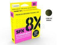 Sufix SFX 8 Carrier Braid Lo-Vis Green 135m 0.165mm BESTEN KUNSTKODER Angelshop