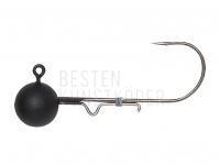 Tungsten JigKöpfe Savage Gear Tungsten Ball Jighead #4/0 Matt Black 18g BESTEN KUNSTKODER Angelshop