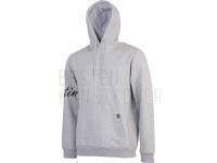 Westin Script Hoodie Grey Melange - Medium BESTEN KUNSTKODER Angelshop