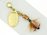 Spinner Mepps Aglia Mouche Gold / Red #2 4.6g BESTEN KUNSTKODER Angelshop