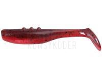 Gummifische Dragon Bandit PRO 10cm FLUO RED/MOTOR OIL black glitter BESTEN KUNSTKODER Angelshop