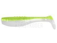 Gummifische Dragon Bandit PRO 6cm PEARL/CHARTREUSE black glitter BESTEN KUNSTKODER Angelshop