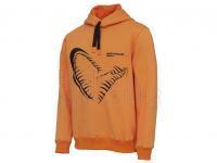 Angelpullover Savage Gear Mega Jaw Hoodie Sun Orange - M BESTEN KUNSTKODER Angelshop