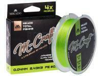 Geflechtschnur Mikado M-Craft Braid 150m - Fluo - 0.03mm BESTEN KUNSTKODER Angelshop