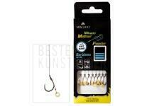 Mikado Method Feeder Rigs Braid Barbless MF13 with bait band 10cm - #6 BESTEN KUNSTKODER Angelshop