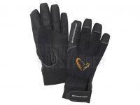 Handschuhe Savage Gear All Weather Glove Black - XL BESTEN KUNSTKODER Angelshop