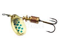 Spinner Mepps Comet Decorees #1 3.5g - Gold/Blue Dots BESTEN KUNSTKODER Angelshop