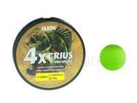 Geflechtschnur Jaxon Crius 4X Ultralight Flash Green 150m - 0.053mm BESTEN KUNSTKODER Angelshop