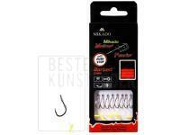 Mikado Method Feeder Rigs Monofilament Chinu with Push Stop 10cm - #6 BESTEN KUNSTKODER Angelshop