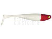 Gummifish Delalande Zand Fat Shad 10cm 8g - 061 Blanc Tête rouge BESTEN KUNSTKODER Angelshop