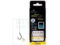 Mikado Method Feeder Rigs Braid Chinu with bait band 10cm - #8 BESTEN KUNSTKODER Angelshop