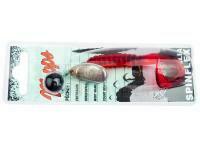 Spinner Mepps Aglia Spinflex #2 | 10g - Silver/Red Twister