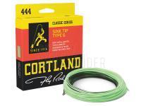 Fliegenschnüre Cortland 444 Sink Tip Type 6 Black/Mint Green WF6S/F BESTEN KUNSTKODER Angelshop