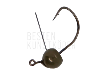 X Zone Tungsten Weedless Wacky Jig Head Green Pumpkin 3.5g ‑ 1/8oz BESTEN KUNSTKODER Angelshop