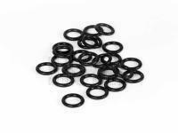 X Zone Pro Series Wacky Rigging O-Rings Black - 5‑7” BESTEN KUNSTKODER Angelshop