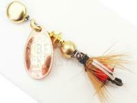 Spinner Mepps Aglia Mouche Copper / Red #1 3.6g BESTEN KUNSTKODER Angelshop