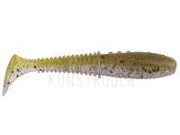 Gummifische Dragon Invader Pro 10cm - Clear/Olive | Black Glitter BESTEN KUNSTKODER Angelshop