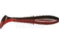 Gummifische Dragon Invader Pro  7.5cm - Red/Black - black/red glitter BESTEN KUNSTKODER Angelshop