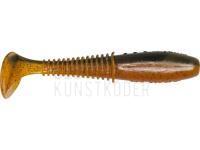 Gummifische Dragon Invader Pro  8.5cm - Carrot/Clear Smoked - red/black glitter BESTEN KUNSTKODER Angelshop