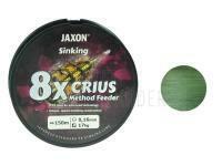 Geflechtschnur Jaxon Crius 8x Method Feeder Sinking 150m - 0.10mm BESTEN KUNSTKODER Angelshop