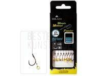 Mikado Method Feeder Rigs Braid Barbed MF13 with bait band 10cm - #10 BESTEN KUNSTKODER Angelshop