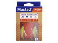 Mustad Drillingshaken AlphaPOINT In-Line Triple Grip BESTEN KUNSTKODER Angelshop