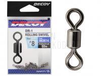 Rolling Wirbel Decoy Rolling Swivel DR-1 - #10 | 40lb BESTEN KUNSTKODER Angelshop