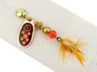 Spinner Mepps Black Fury Mouche #0 - Copper/Red Dots BESTEN KUNSTKODER Angelshop