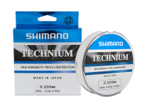 Monofile Schnüre Shimano Technium 200m 0.25mm BESTEN KUNSTKODER Angelshop