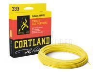 Fliegenschnüre Cortland 333 Trout All Purpose Floating Yellow WF3F BESTEN KUNSTKODER Angelshop