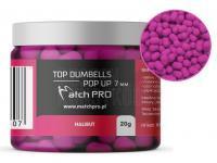 Match Pro Top Dumbells Pop Up 20g 7mm - Halibut