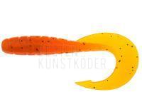 Gummiköder Fishup Mighty Grub 4.5ich | 120mm - Orange Pumpkin / Black BESTEN KUNSTKODER Angelshop