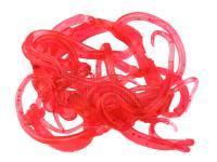 Hareline Mini Squiggle Worms - Bright Red BESTEN KUNSTKODER Angelshop