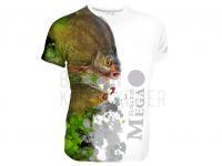 Dragon Breathable T-shirt Megabaits - bream/tench white - L BESTEN KUNSTKODER Angelshop