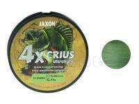 Geflechtschnur Jaxon Crius 4X Ultralight Army Green 150m - 0.042mm BESTEN KUNSTKODER Angelshop