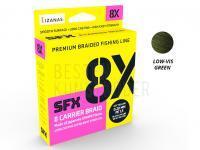 Sufix SFX 8 Carrier Braid Lo-Vis Green 135m 0.128mm BESTEN KUNSTKODER Angelshop