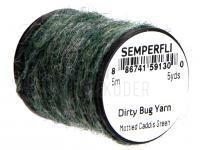 Semperfli Dirty Bug Yarn 5m 5yds - Mottled Caddis Green BESTEN KUNSTKODER Angelshop