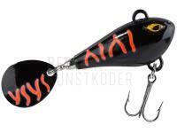 Jig Spinner Balzer Colonel Spin Buddy Evil Eye Plastic Body 12g 40mm - Black Albino BESTEN KUNSTKODER Angelshop