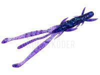 Gummiköder FishUp Shrimp 3 inch | 77 mm - 060 Dark Violet / Peacock & Silver BESTEN KUNSTKODER Angelshop