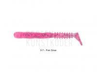 Gummifisch Reins Rockvibe Shad 1.2 inch - 317 Pink Silver BESTEN KUNSTKODER Angelshop