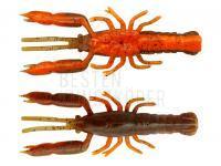 Gummiköder Savage Gear 3D Crayfish Rattling 6.7cm 2.9g - Brown Orange BESTEN KUNSTKODER Angelshop