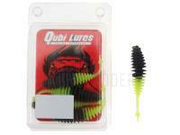 Gummifische Qubi Lures Tadpole (tanta) 6cm 1.8g - Black-Radioactiv BESTEN KUNSTKODER Angelshop